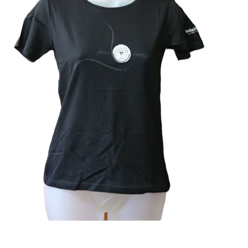 US Basic Helsinki Vodka Black Graphic T-Shirt | Bar Promo Alcohol Tee Medium